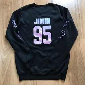 K pop Jimin crew neck hoodie